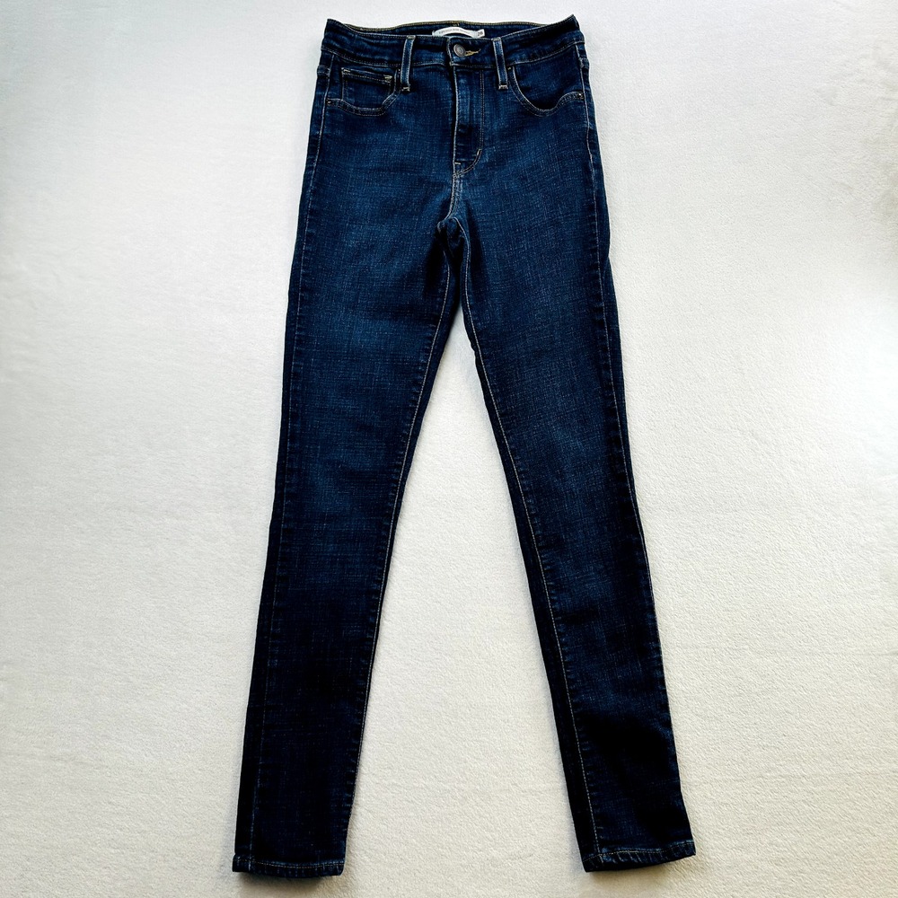 Levi's Jeans 721 Women's High Rise Skinny Blue 26x30 Denim Pants Ladies
